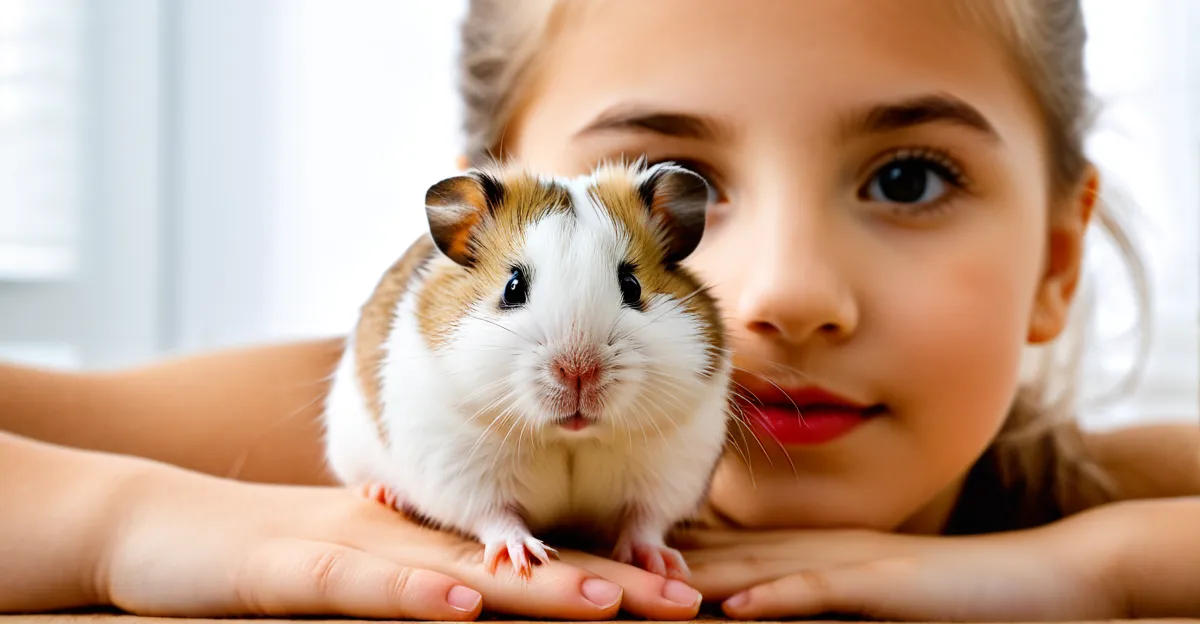 What are the benefits of having a pet hamster for children?